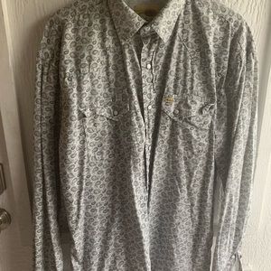 Larry Anshan pearl snap shirt XL